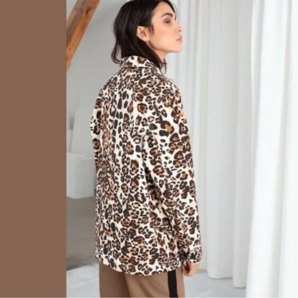 & Other Stories | Leopard Shirt Jacket - Picture 6 of 6